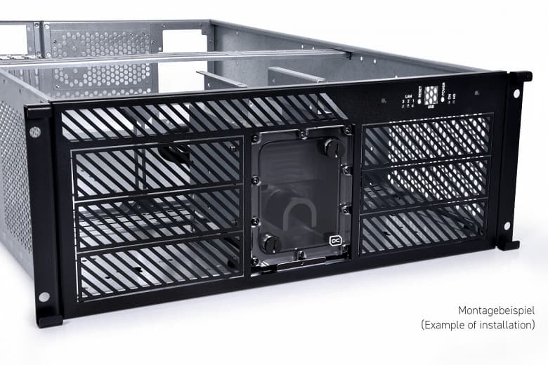 Резервуар Alphacool ES 4U рассчитан на установку помпы D5