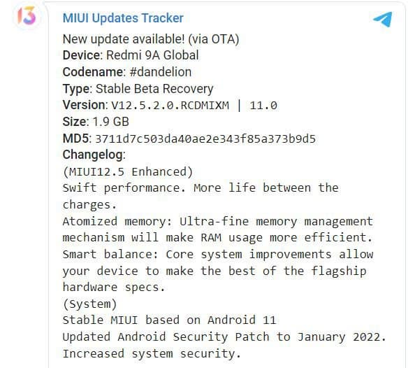 100-долларовый Redmi 9A получил стабильную бета-версию улучшенной MIUI 12.5 100-долларовый Redmi 9A получил стабильную бета-версию улучшенной MIUI 12.5