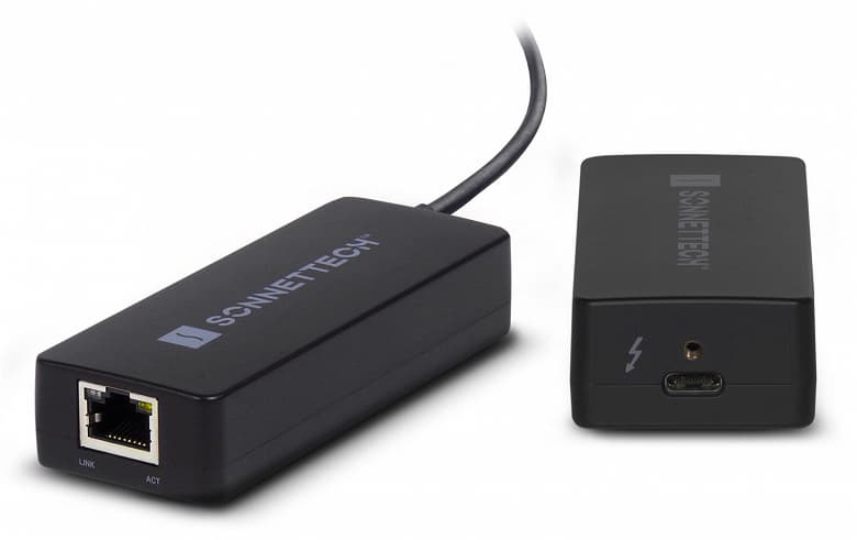 Адаптер Sonnet Thunderbolt AVB предназначен для компьютеров Apple Mac, используемых в аудиопроизводстве