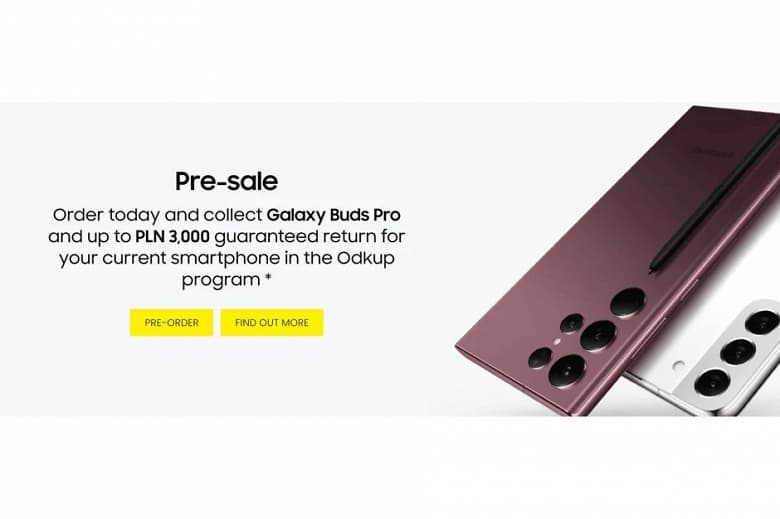 Стало известно, что будет дарить Samsung при оформлении предзаказа на смартфоны Galaxy S22 Стало известно, что будет дарить Samsung при оформлении предзаказа на смартфоны Galaxy S22