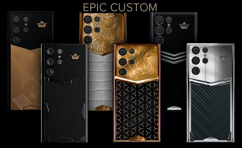 В России можно заказать «эпичные» Samsung Galaxy S22, Galaxy S22+ и Galaxy S22 Ultra в стиле Vertu