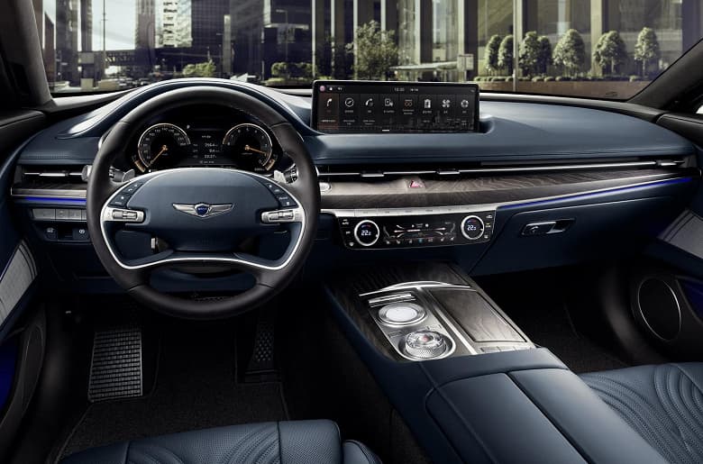 199-сильный дизельный Genesis G80 с полным приводом приехал в Россию