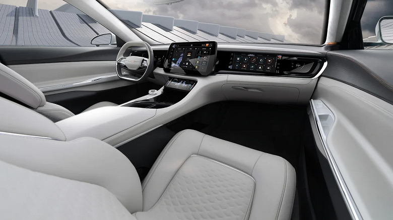 Представлен Chrysler Airflow с шестью экранами. Теперь это электромобиль