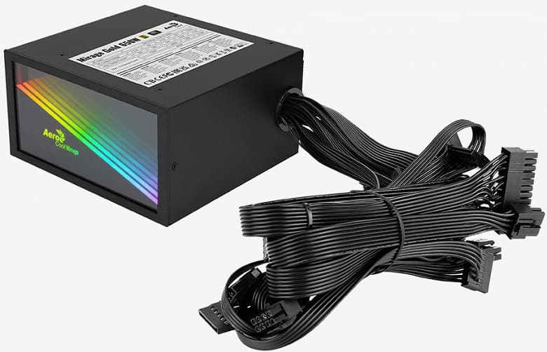 Боковая стенка блоков питания AeroCool Mirage Gold украшена «бесконечным зеркалом» 