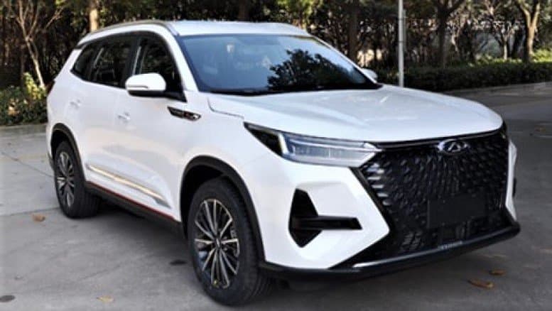 Совершенно новый Chery Tiggo 8 Pro с решёткой радиатора, как у Lexus, впервые показали в чёрном цвете