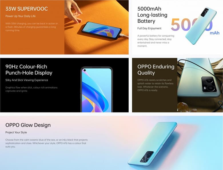 Новая платформа Qualcomm, 90 Гц и большой аккумулятор. Представлен Oppo A76 Новая платформа Qualcomm, 90 Гц и большой аккумулятор. Представлен Oppo A76