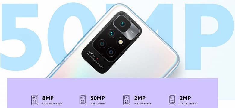 Экран Full HD+ 90 Гц, 50-мегапиксельная квадрокамера, 5000 мА·ч, стереодинамики и NFC недорого. Представлен Redmi 10 2022