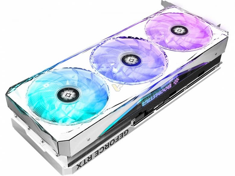 У этой видеокарты даже ножка для упора сделана дизайнерской. Представлена Galax GeForce RTX 4090 Boomstar