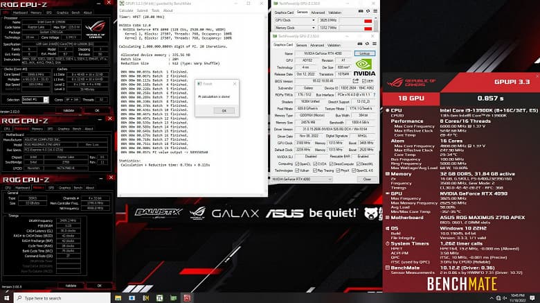 GeForce RTX 4090 покорилась новая вершина. Разогнанная до 3,825 ГГц Galax GeForce RTX 4090 HOF установила 15 мировых рекордов производительности