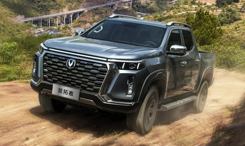 Changan представила роскошный пикап Lantop с двухрядной кабиной