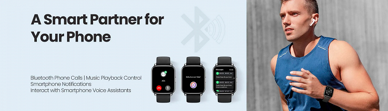AMOLED, SpO2 и звонки через Bluetooth. Представлены умные часы Amazfit Pop 2
