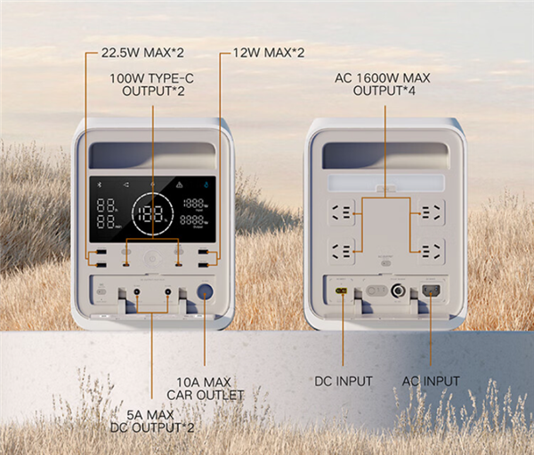 280500 мА·ч, выходная мощность 1,6 кВт и зарядка 13 устройств одновременно за 620 долларов. Представлен большой походный аккумулятор Xiaomi Mijia Outdoor Power Supply 1000