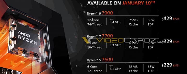 AMD обещает, что 65-ваттный Ryzen 9 7900 будет намного быстрее, чем Ryzen 9 5900X AMD обещает, что 65-ваттный Ryzen 9 7900 будет намного быстрее, чем Ryzen 9 5900X