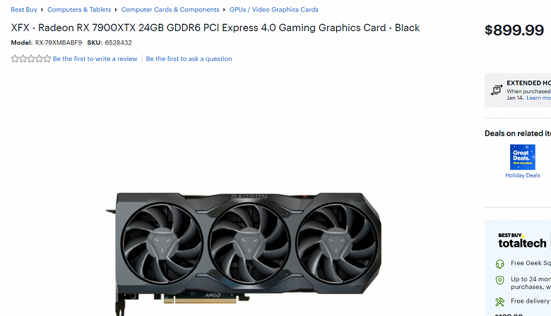 Сможет ли AMD на этот раз? Видеокарты Radeon RX 7900 уже появились на сайтах и по нормальным ценам