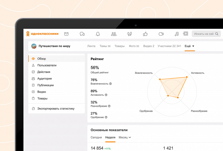 Новые «Одноклассники» - с полноэкранной лентой, переработанными профилями и фотовитриной