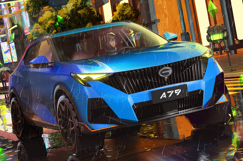 GAC впервые показала футуристичный кроссовер Trumpchi A79