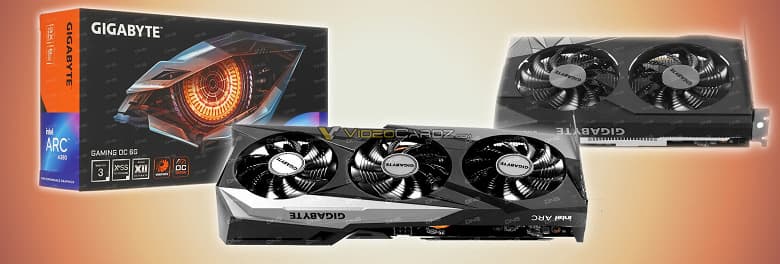 В России начали продавать нереференсные видеокарты Intel Arc A380 и Arc A310 от Gigabyte. Топовая выглядит очень странно