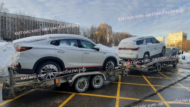 В Россию приехали новые кроссоверы Changan CS85 и CS95