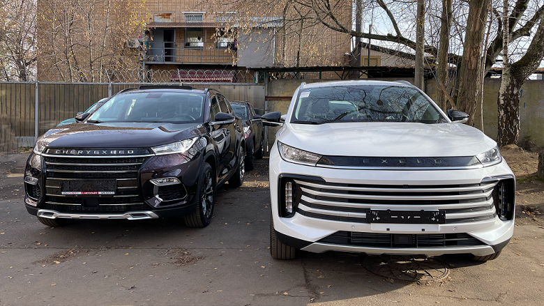 Exeed TXL с новым салоном впервые замечен на тестах