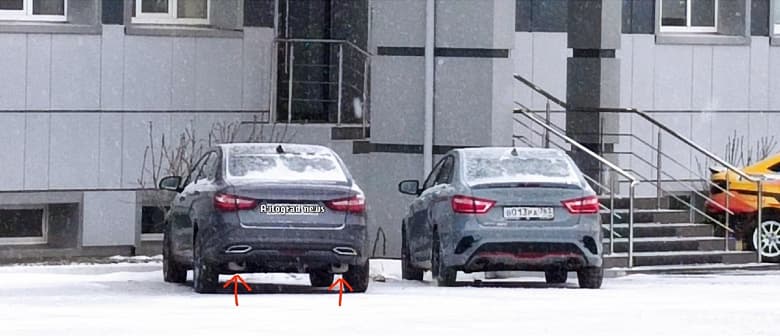 Это Lada Vesta NG Sport. Первая фотография автомобиля