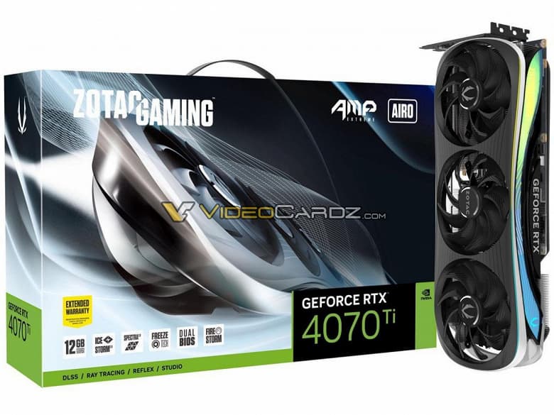 Самая большая GeForce RTX 3070 Ti? Zotac GeForce RTX 3070 Ti AMP Extreme AIRO по размерам не меньше GeForce RTX 4080 Самая большая GeForce RTX 3070 Ti? Zotac GeForce RTX 3070 Ti AMP Extreme AIRO по размерам не меньше GeForce RTX 4080