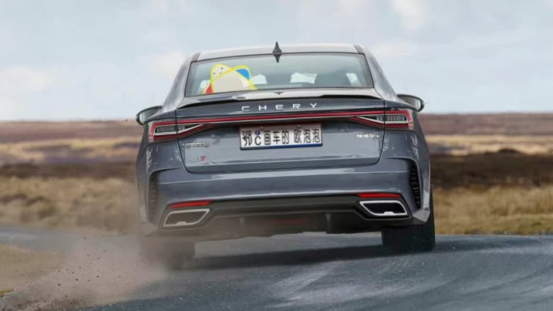 Новый Chery — седан или лифтбек? Опубликованы качественные изображения