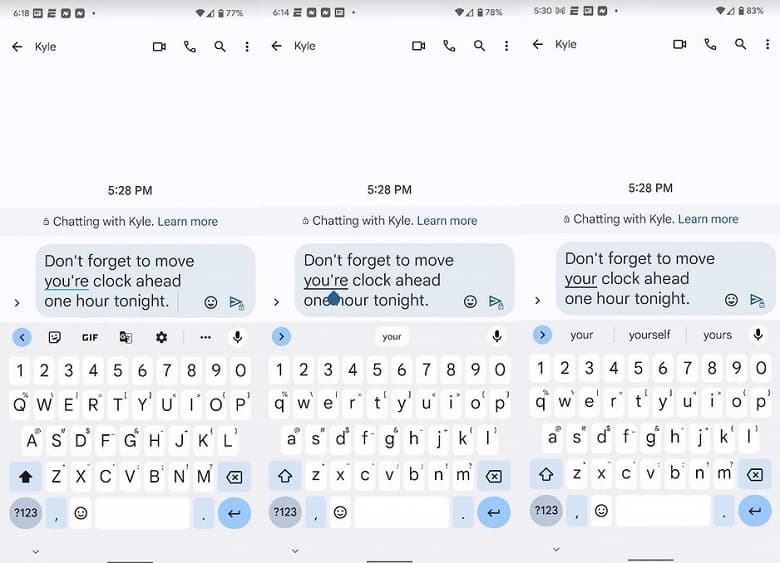 Теперь любой смартфон с Android может сделать ваши сообщения грамотнее. Google сделала функцию Grammar Check для клавиатуры Gboard доступной всем