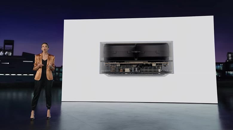 20-ядерный CPU, 64-ядерный графический процессор, до 128 ГБ унифицированной памяти. Apple представила Mac Studio – самый мощный настольный компьютер в мире