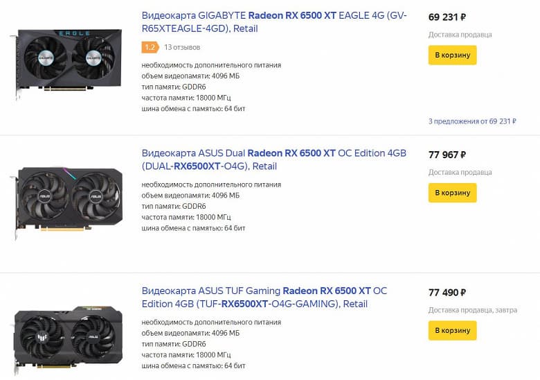 Видеокарты рекордно подорожали в России