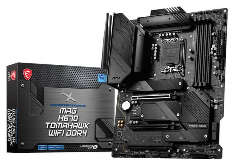 Оснащение системной платы MSI MAG H670 Tomahawk WiFi DDR4 включает порт 2.5 GbE и два слота M.2 NVMe PCIe Gen4 x4 Оснащение системной платы MSI MAG H670 Tomahawk WiFi DDR4 включает порт 2.5 GbE и два слота M.2 NVMe PCIe Gen4 x4