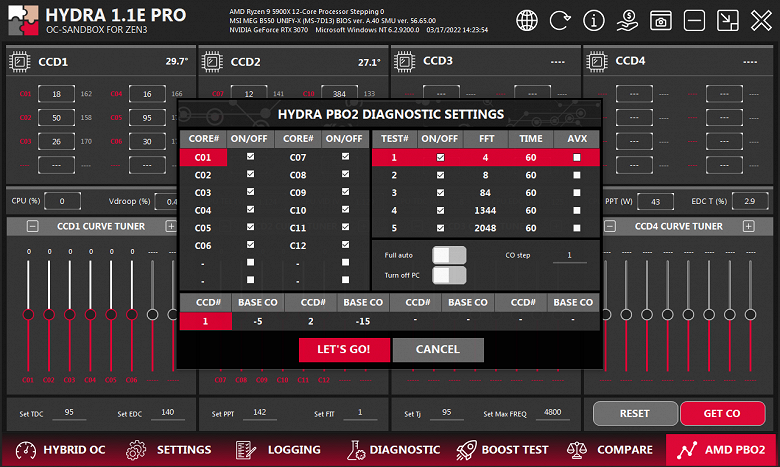 Для будущих процессоров Ryzen 7000 будет доступен автоматический разгон. Создатель приложения Hydra анонсировал поддержку Curve Optimizer