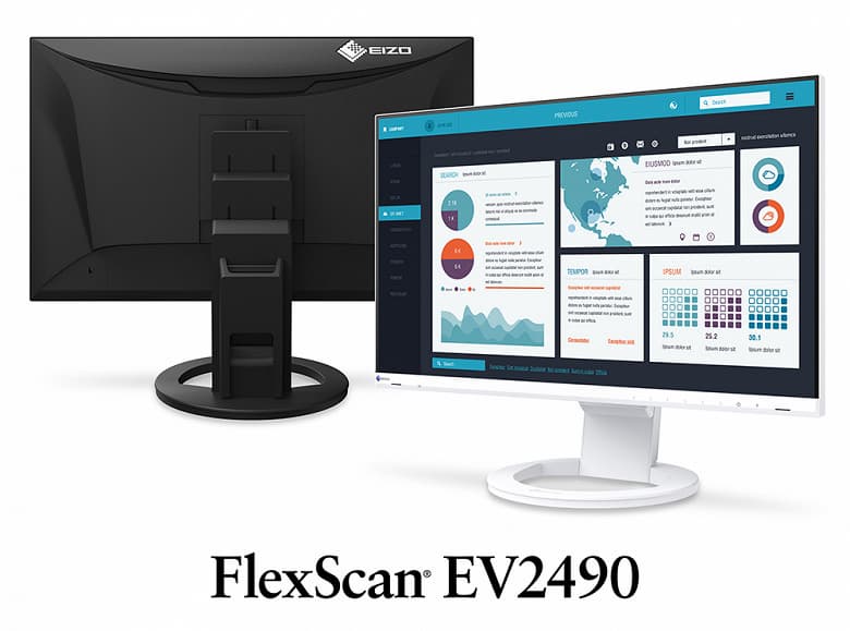 В монитор EIZO FlexScan EV2490 встроена док-станция