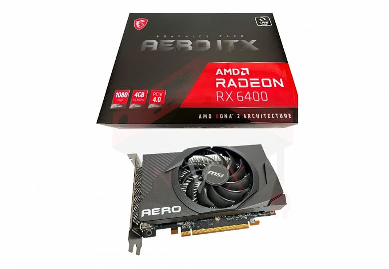 Одного вентилятора достаточно. В Сети засветилась MSI Radeon RX 6400 AERO ITX, и ее уже продают за 255 долларов Одного вентилятора достаточно. В Сети засветилась MSI Radeon RX 6400 AERO ITX, и ее уже продают за 255 долларов