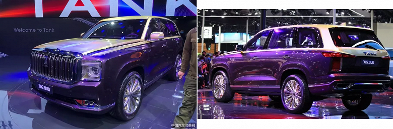 Конкурент Lexus LX и Cadillac Escalade: роскошный рамный внедорожник Great Wall Tank 800 выйдет в России