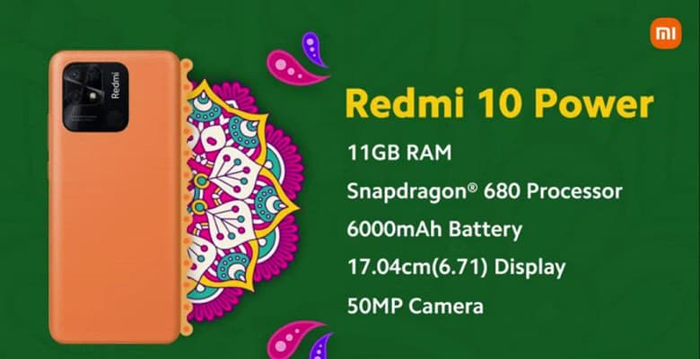 6000 мА·ч, 50 Мп, много памяти и большой экран недорого. Представлен Redmi 10 Power – свежий монстр автономности от Xiaomi