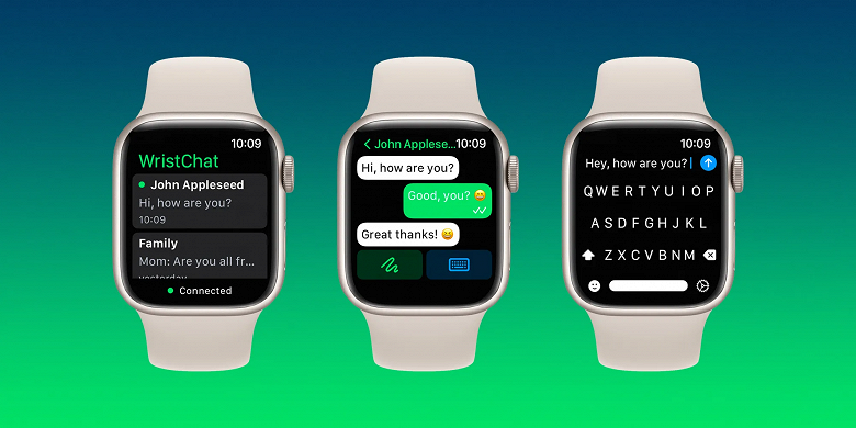 WhatsApp  наконец появился на Apple Watch при помощи приложения WristChat