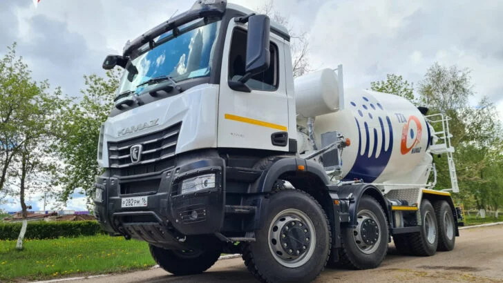Представлен самый современный автобетоносмеситель «КАМАЗ» с кабиной К5 Представлен самый современный автобетоносмеситель «КАМАЗ» с кабиной К5