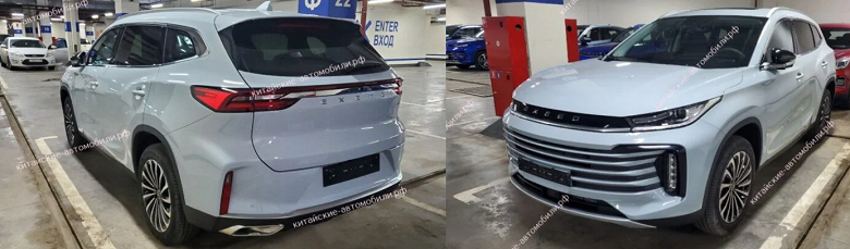 В Москве замечена новая версия премиального кроссовера Exeed TXL