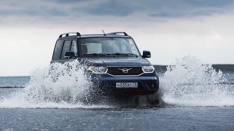 В России могут выпустить электрическую версию УАЗа «Патриот» В России могут выпустить электрическую версию УАЗа «Патриот»