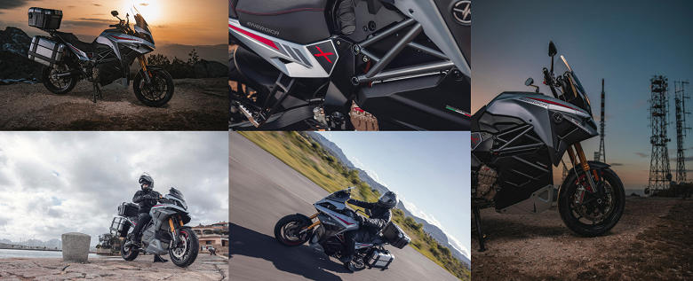 Представлен электрический мотоцикл Energica Experia Green Tourer с самым большим запасом хода. Но это всего 208 км по трассе