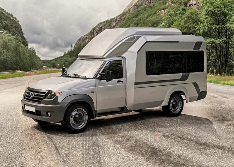 Идеальный автомобиль для путешествий по России? УАЗ показал автодом на шасси грузовичка «Профи», и скоро такой авто можно будет заказать