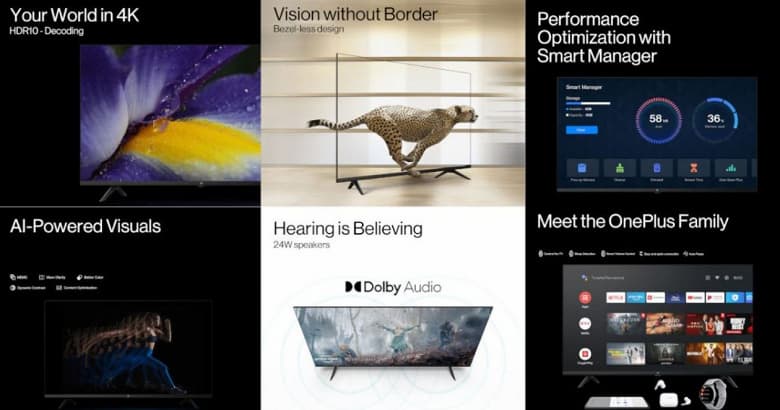 50 дюймов, 4К, 24 Вт звука, 8 ГБ флеш-памяти Android TV 10, недорого. OnePlus готовит бюджетный телевизор Y1S Pro 50”
