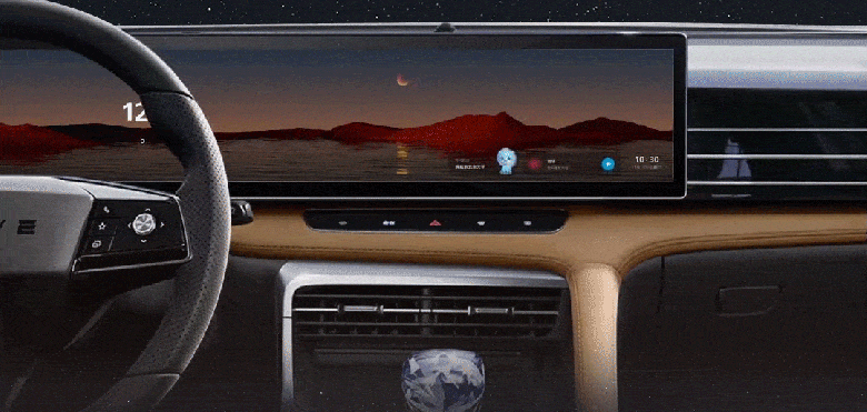 Первый в мире автомобиль со сдвижным 27-дюймовым экраном 4К запущен в производство. Это китайский Roewe RX5