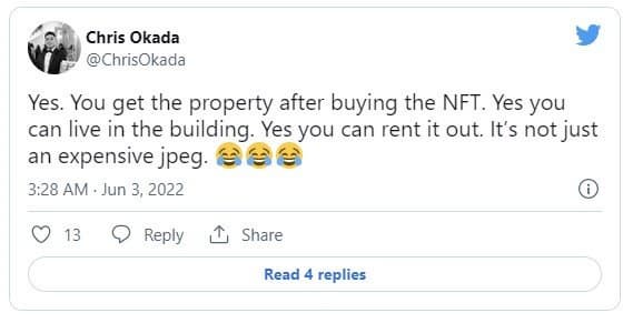 Офисное здание в Нью-Йорке продадут в виде NFT за 15 000 ETH