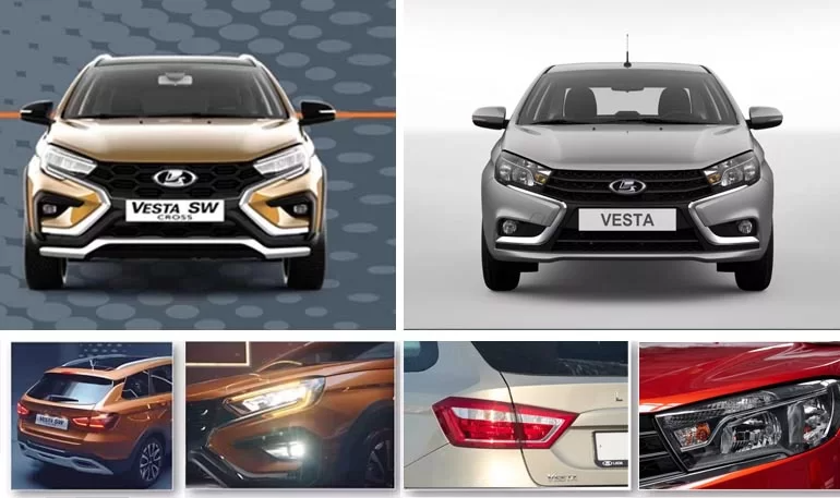 Сколько стоят светодиодные фары и фонари Lada Vesta NG в сравнении с оригинальной Vesta