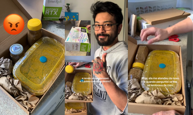 Нечестные на руку продавцы видеокарт продолжают обманывать покупателей. Один получил коробку песка за 2600 долларов, другой – GeForce RTX 3070 вместо RTX 3090