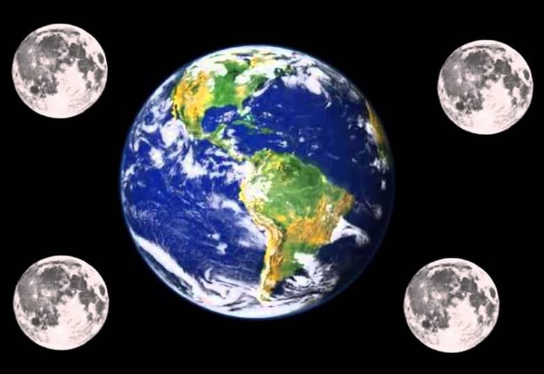 У Земли могло бы быть четыре Луны