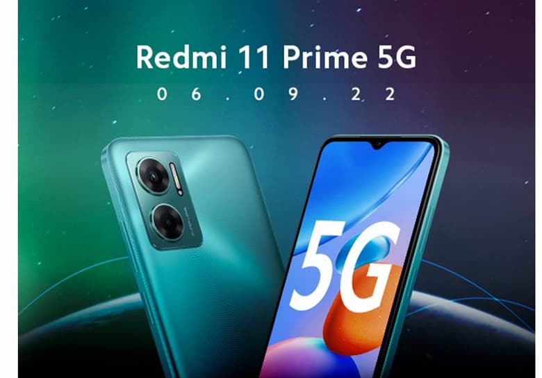 Xiaomi через неделю представит недорогой смартфон Redmi 11 Prime 5G, который придет на смену Redmi 10 Prime