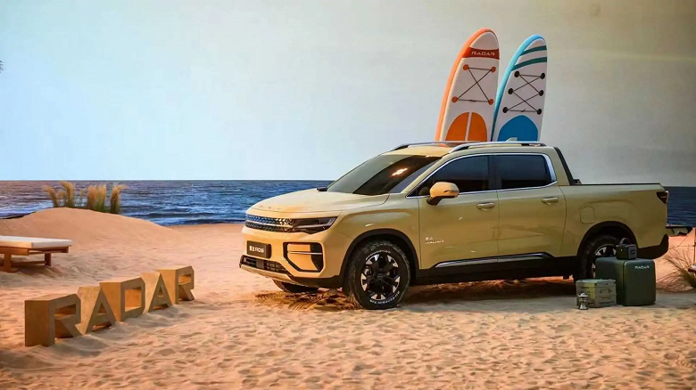 Это первый электрический пикап Geely: подробности о Radar RD6