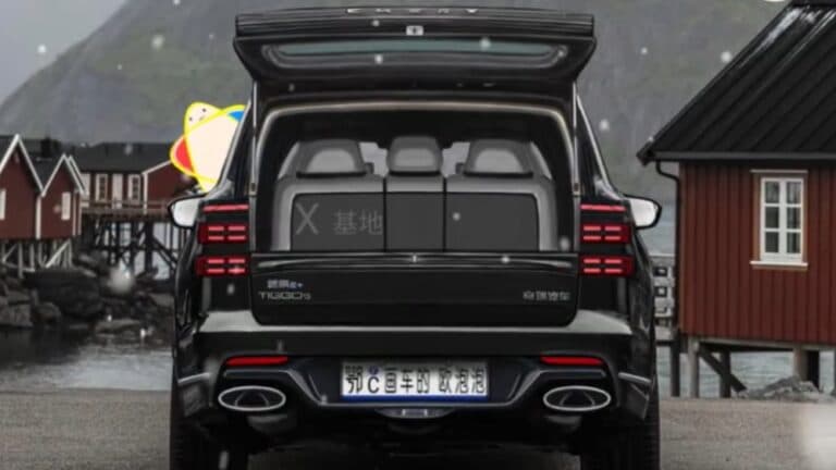 Это Chery Tiggo 9. Новейший кроссовер показали со всех сторон